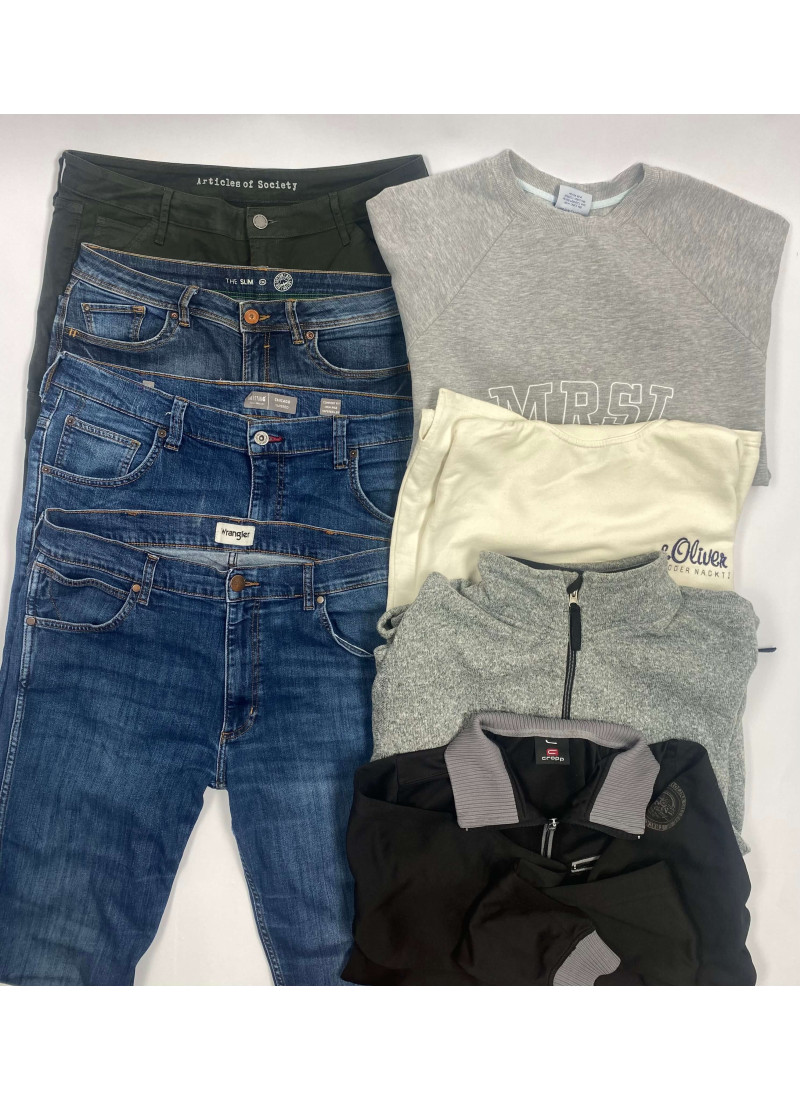 Praktyczny Zestaw odzieży męskiej – 8szt.  (Spersonalizowany Rozmiar) |ME1|